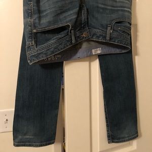 Gap real straight jeans